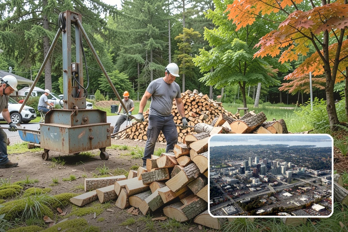 Full Cord Firewood in Bellevue, King County, WA - A full season's worth of dependable heat