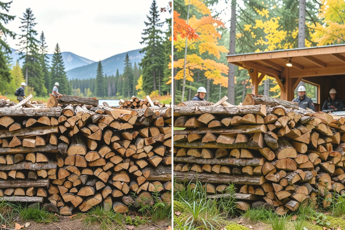 Full Cord Firewood in Black Diamond, King County, WA - Order your full cord and set a delivery day