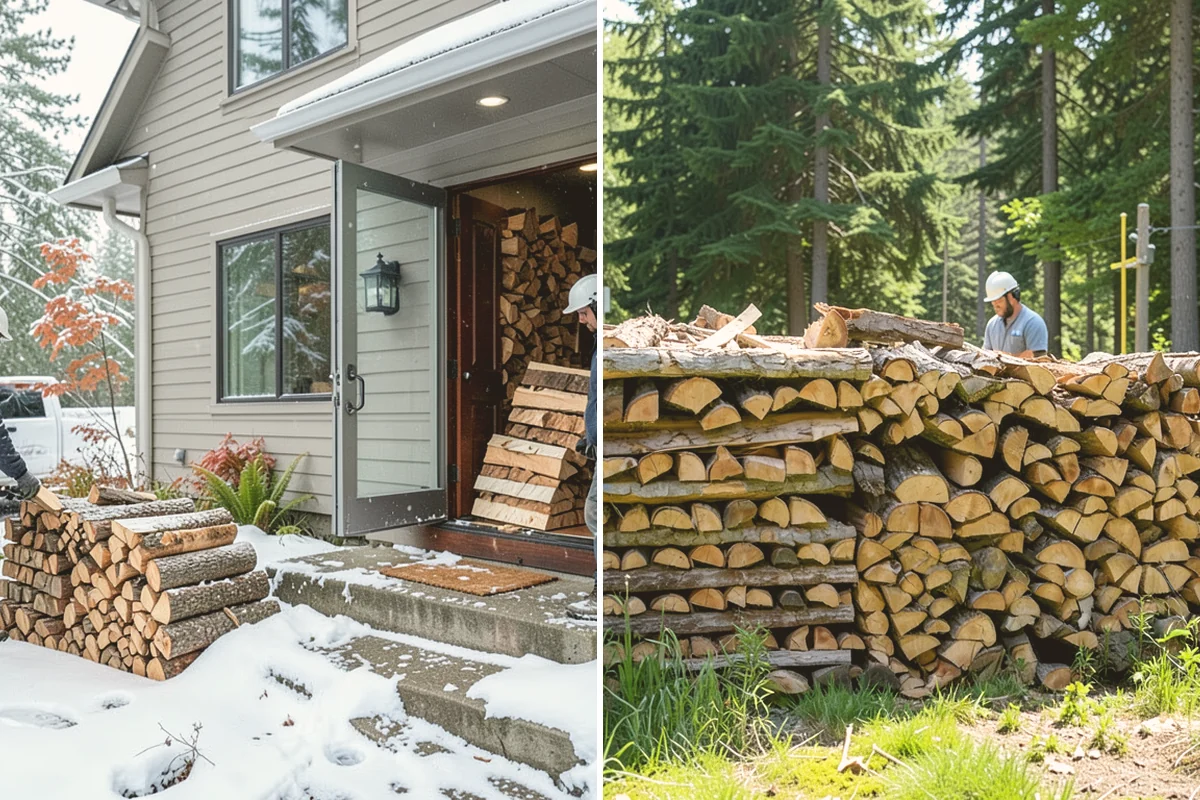 Full Cord Firewood in Brier, Snohomish County, WA - Order your full cord and set a delivery day