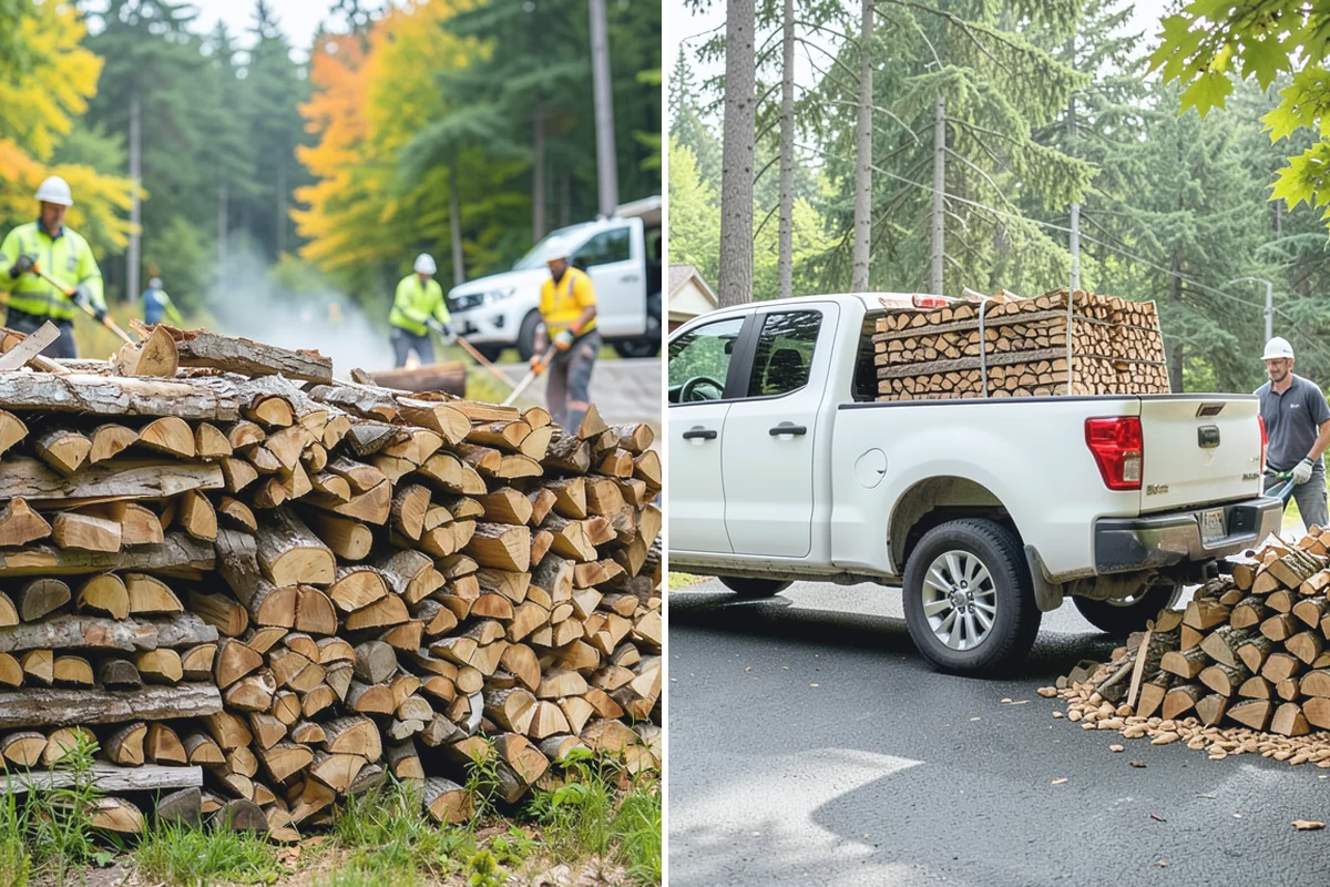 Full Cord Firewood in Buckley, Pierce County, WA - Order your full cord and set a delivery day
