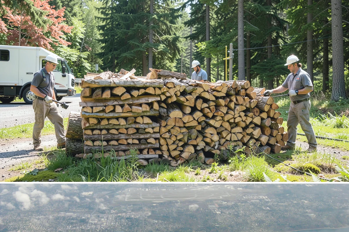 Full Cord Firewood in Burien, King County, WA - Buy a full cord in late summer or early fall so it is stacked and settled before winter.