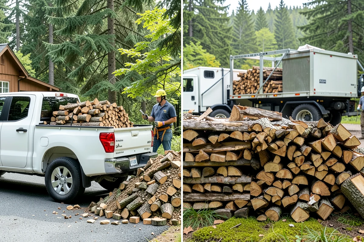 Full Cord Firewood in Concrete, Skagit County, WA - Order your full cord and set a delivery day