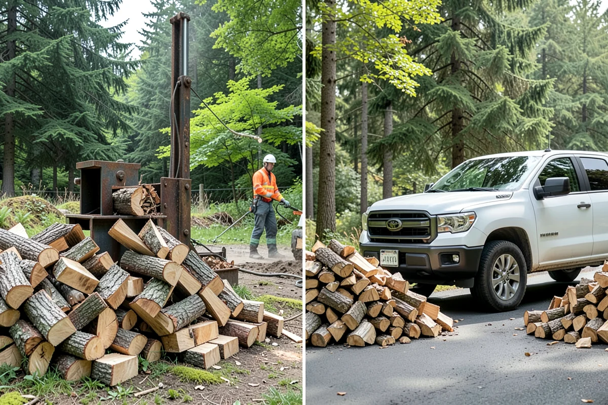Full Cord Firewood in DuPont, Pierce County, WA - Order your full cord and set a delivery day