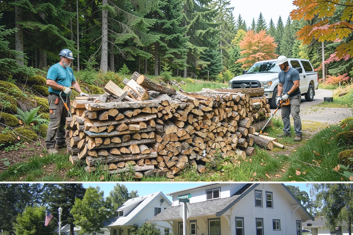 Full Cord Firewood in DuPont, Pierce County, WA - Buy a full cord in late summer or early fall so it is stacked and settled before winter.