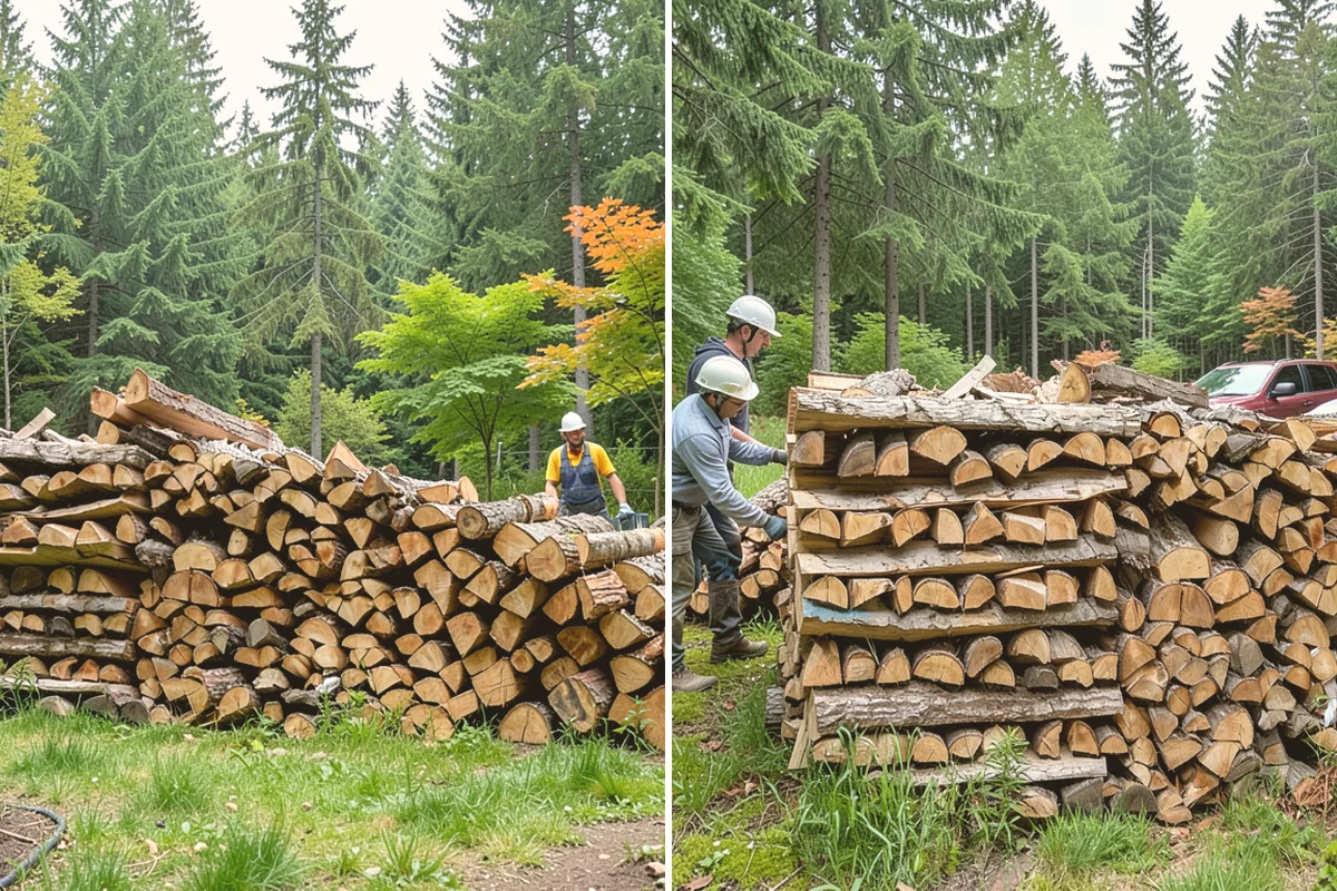 Full Cord Firewood in Eatonville, Pierce County, WA - Order your full cord and set a delivery day