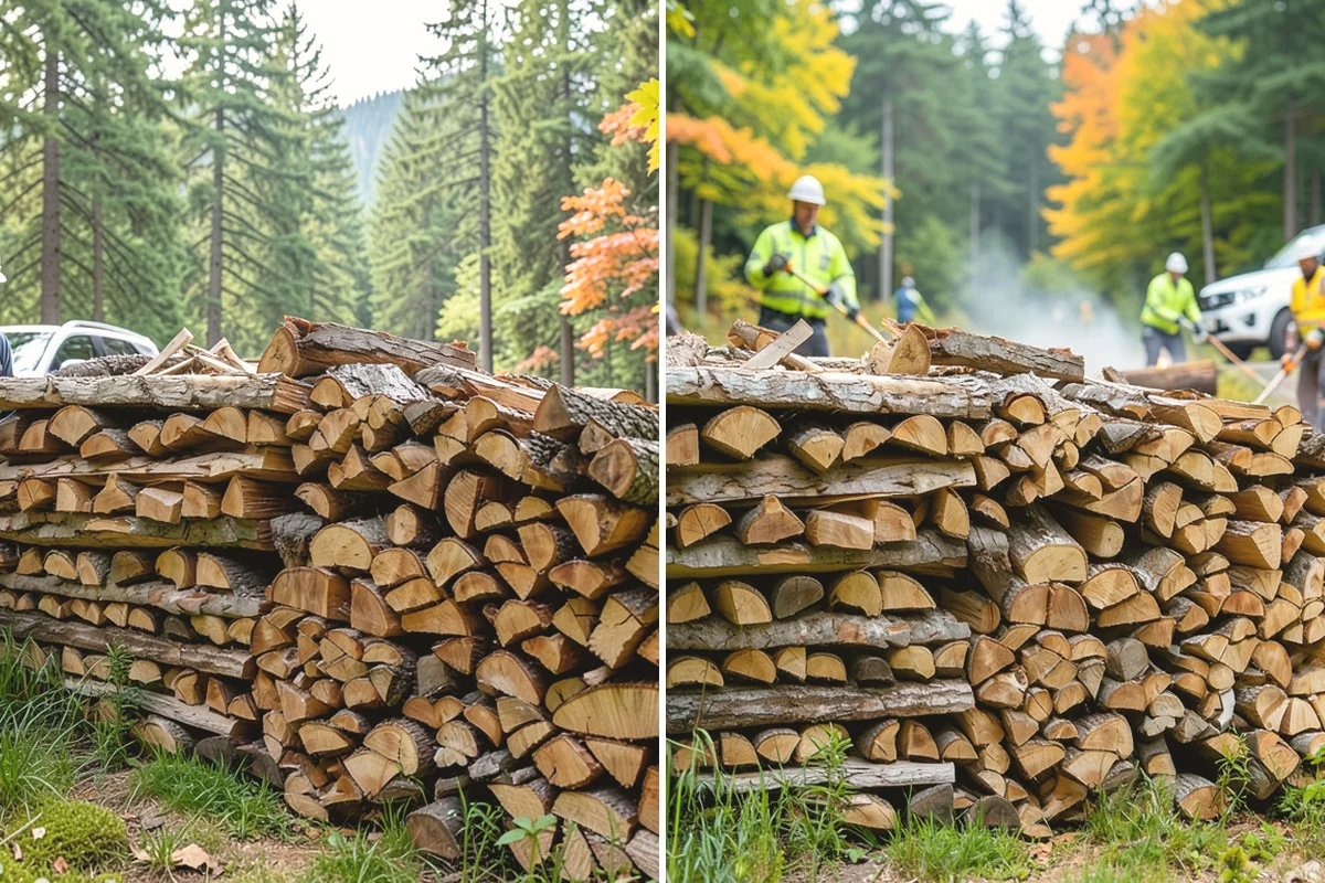 Full Cord Firewood in Edgewood, WA - Order your full cord and set a delivery day
