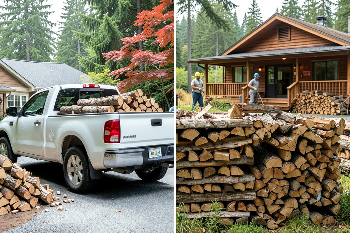 Full Cord Firewood in Enumclaw, King County, WA - Order your full cord and set a delivery day