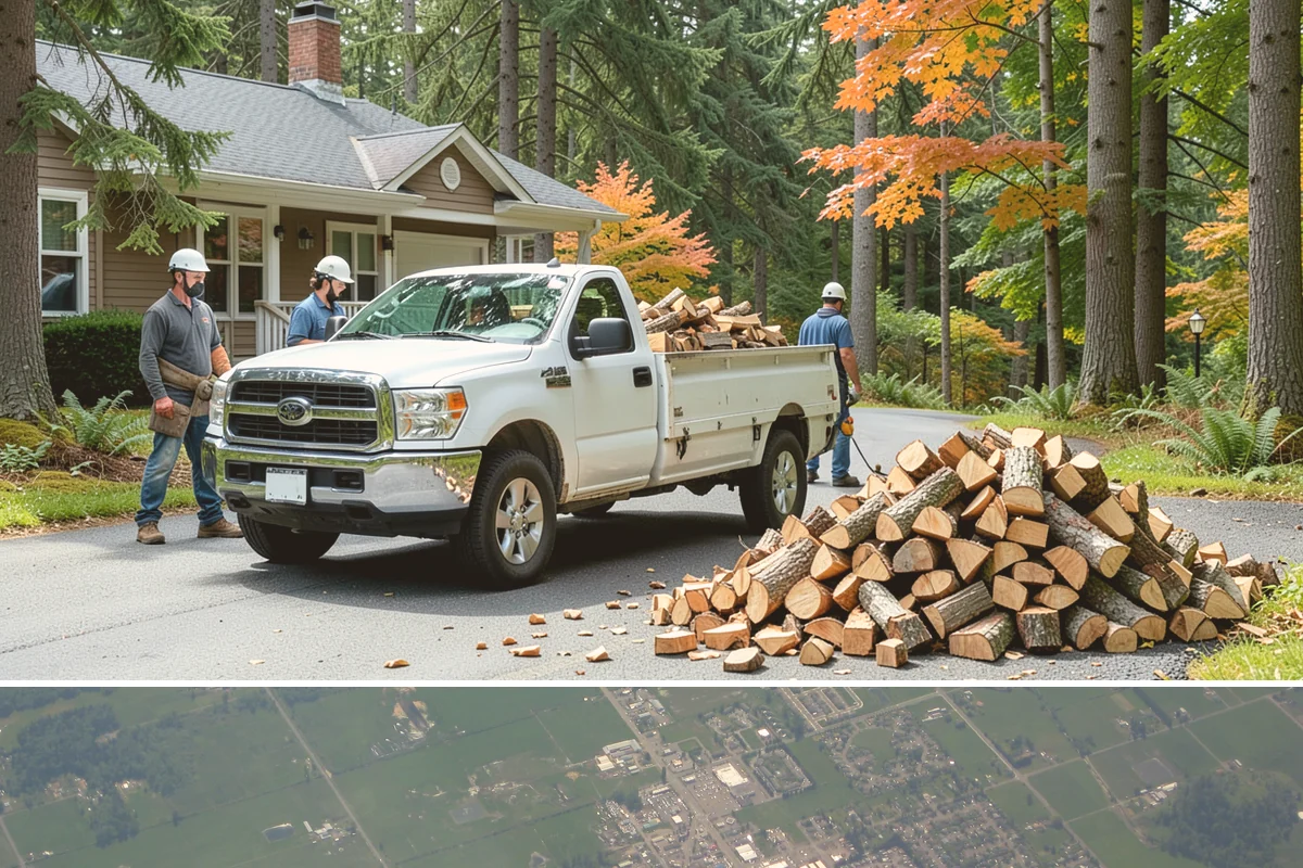 Full Cord Firewood in Enumclaw, King County, WA - Buy a full cord in late summer or early fall so it is stacked and settled before winter.