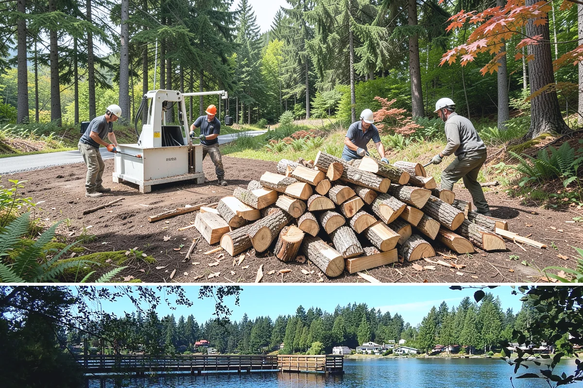 Full Cord Firewood in Federal Way, King County, WA - Buy a full cord in late summer or early fall so it is stacked and settled before winter.