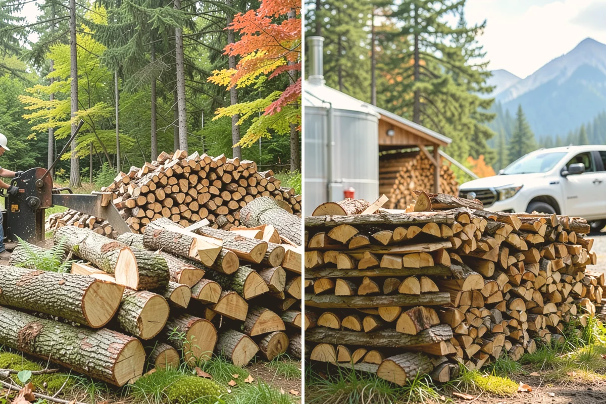 Full Cord Firewood in Fife, Pierce County, WA - Order your full cord and set a delivery day