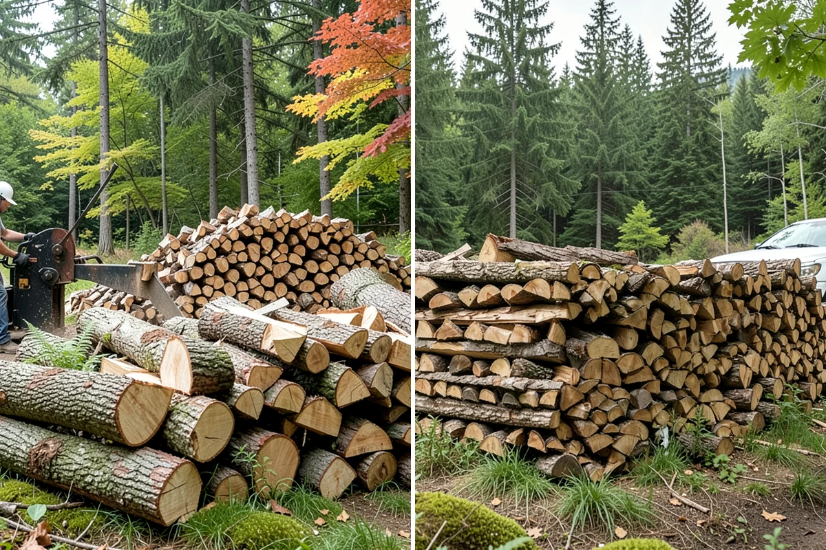 Full Cord Firewood in Gig Harbor, Pierce County, WA - Order your full cord and set a delivery day