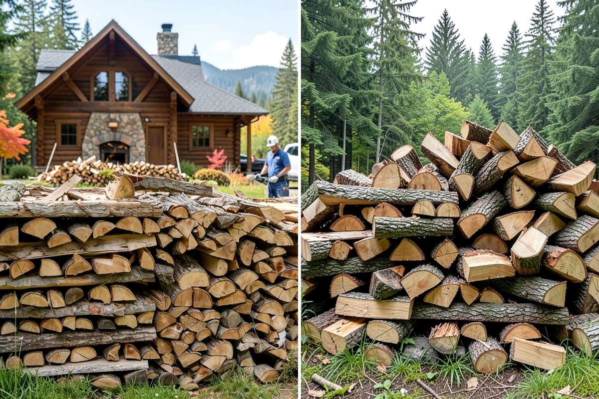 Full Cord Firewood in Hunts Point, King County, WA - Order your full cord and set a delivery day
