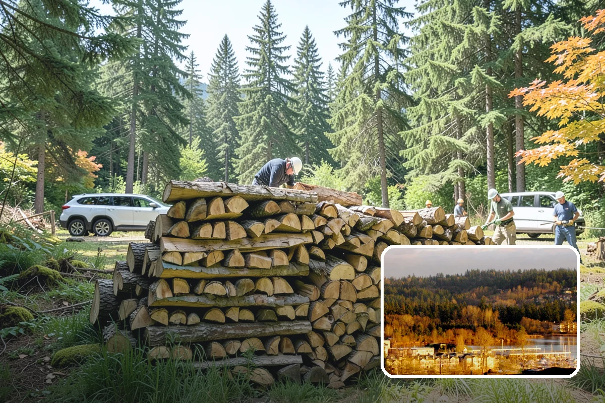 Full Cord Firewood in Kenmore, King County, WA - A full season's worth of dependable heat