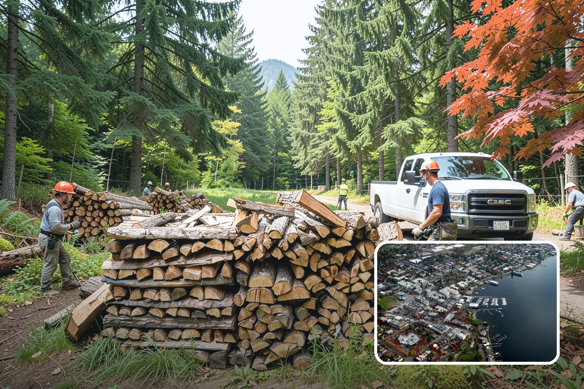 Full Cord Firewood in Kirkland, King County, WA - A full season's worth of dependable heat