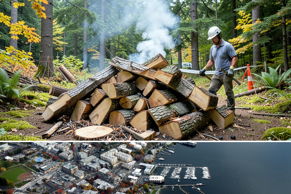 Full Cord Firewood in Kirkland, King County, WA - Buy a full cord in late summer or early fall so it is stacked and settled before winter.