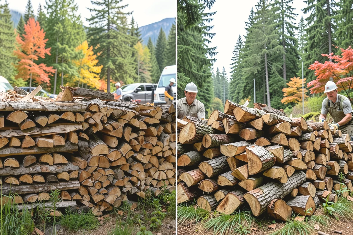 Full Cord Firewood in Lake Stevens, Snohomish County, WA - Order your full cord and set a delivery day