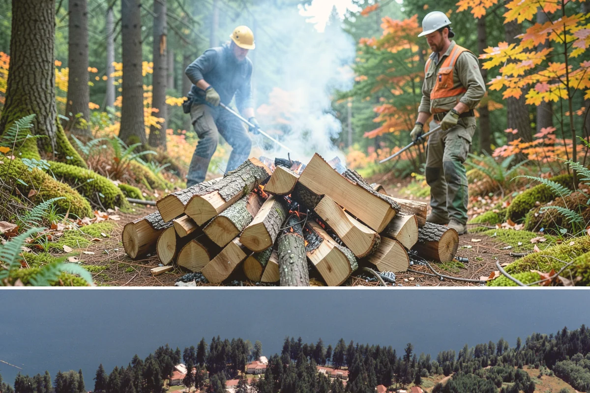 Full Cord Firewood in Lakewood, Pierce County, WA - Buy a full cord in late summer or early fall so it is stacked and settled before winter.