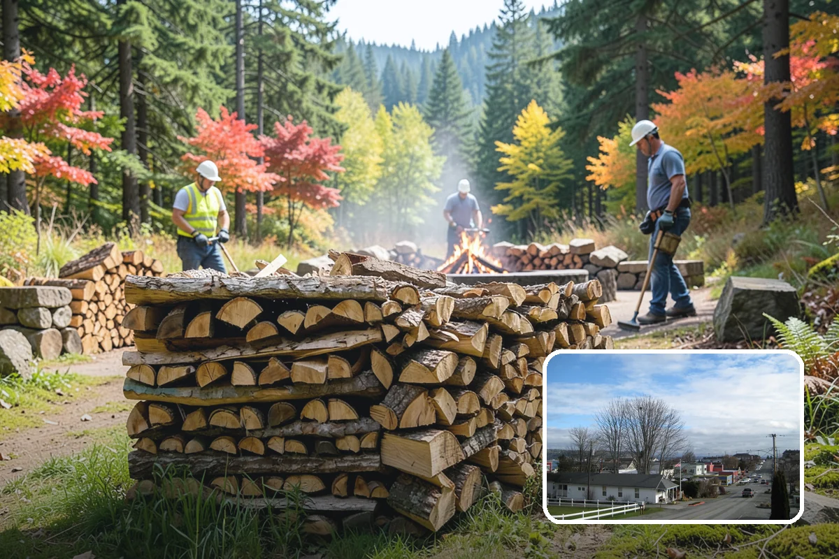 Full Cord Firewood in Langley, WA - A full season's worth of dependable heat
