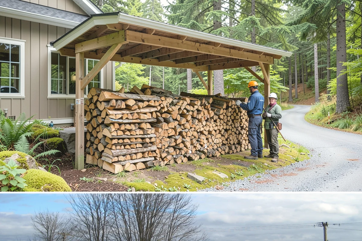 Full Cord Firewood in Langley, WA - Buy a full cord in late summer or early fall so it is stacked and settled before winter.