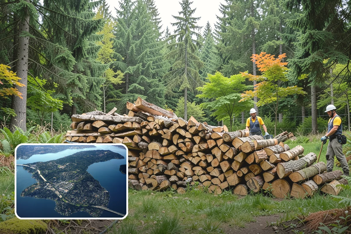 Full Cord Firewood in Mercer Island, King County, WA - A full season's worth of dependable heat