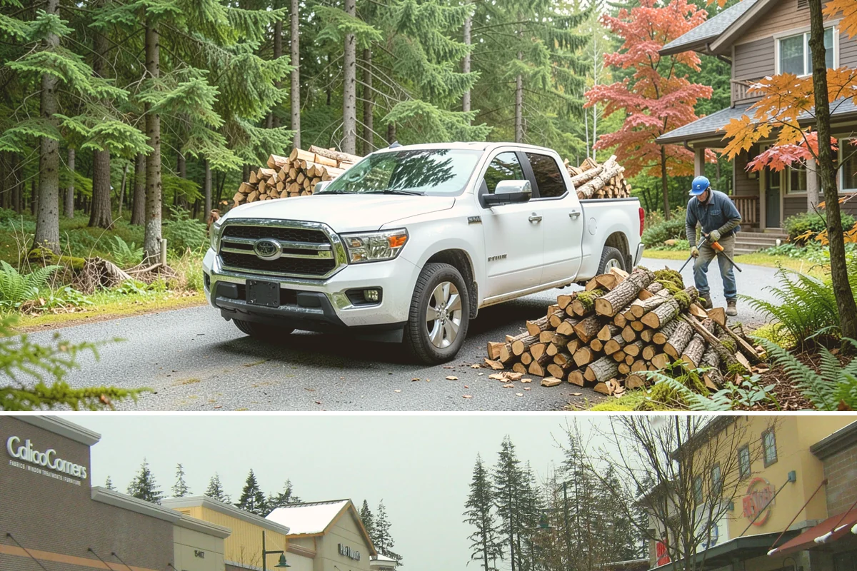 Full Cord Firewood in Mill Creek, Snohomish County, WA - Buy a full cord in late summer or early fall so it is stacked and settled before winter.
