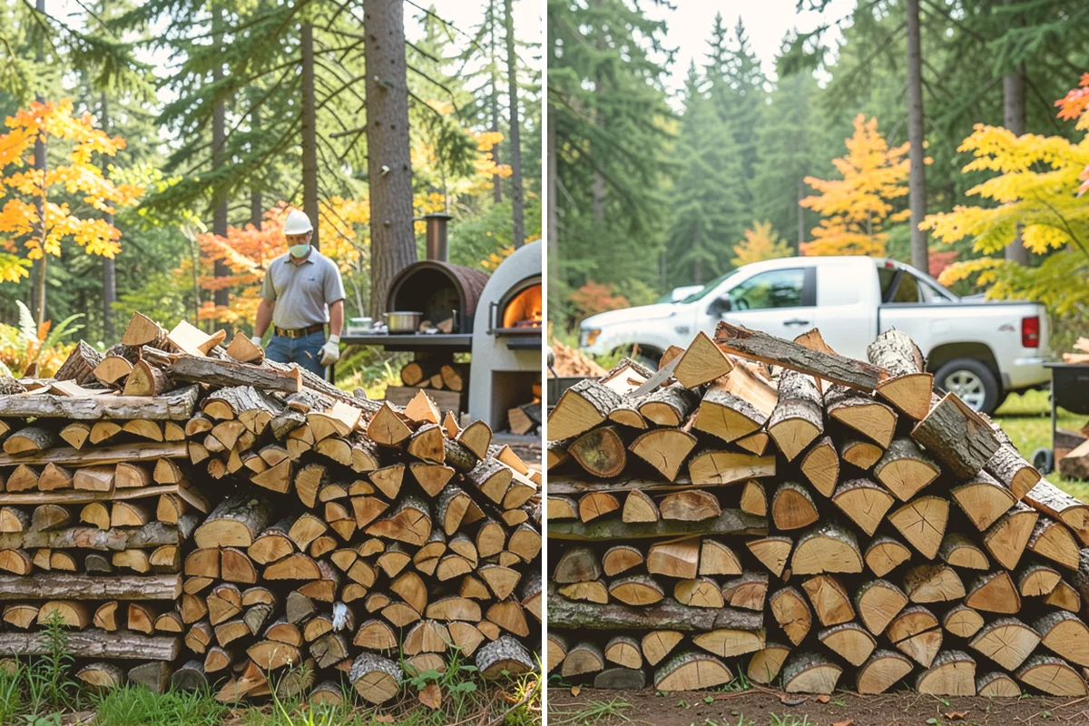 Full Cord Firewood in Mount Vernon, Skagit County, WA - Order your full cord and set a delivery day