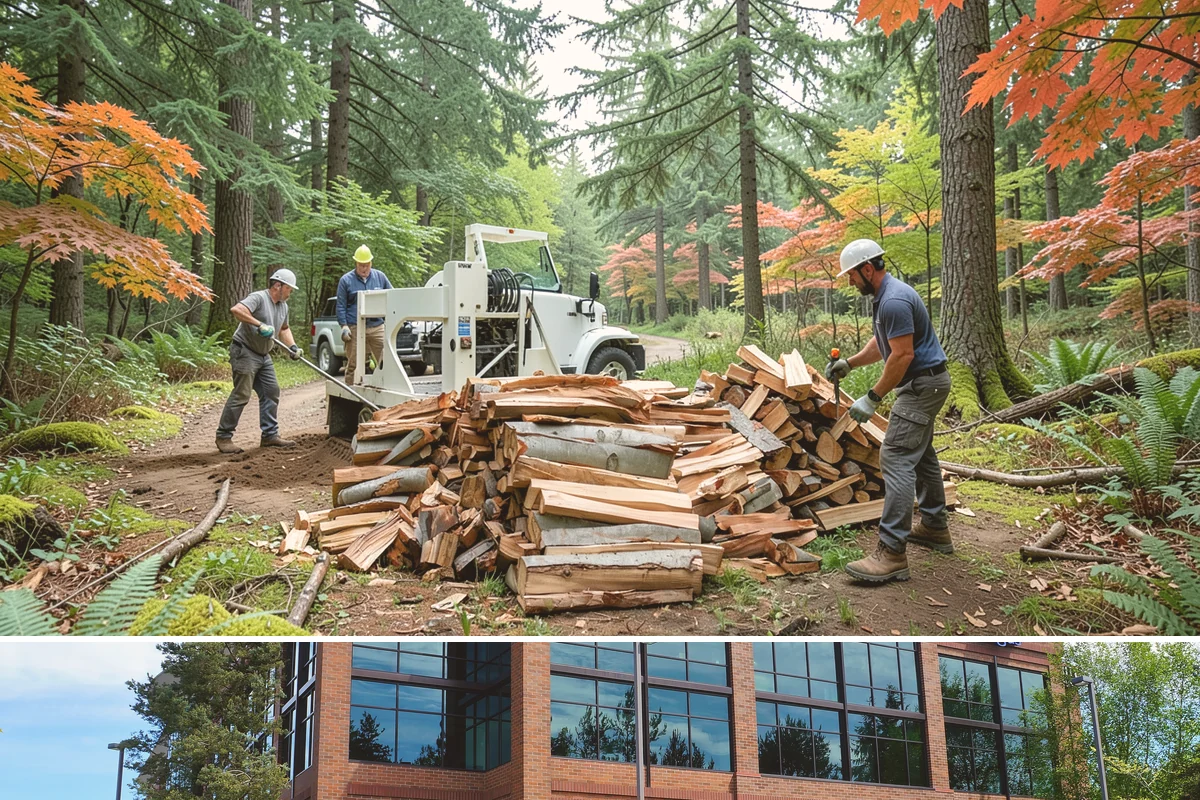 Full Cord Firewood in Mountlake Terrace, WA - Buy a full cord in late summer or early fall so it is stacked and settled before winter.