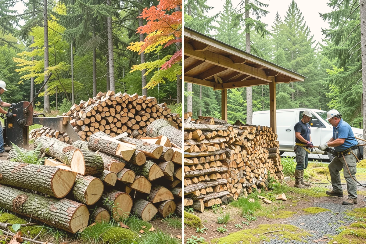 Full Cord Firewood in Newcastle, King County, WA - Order your full cord and set a delivery day
