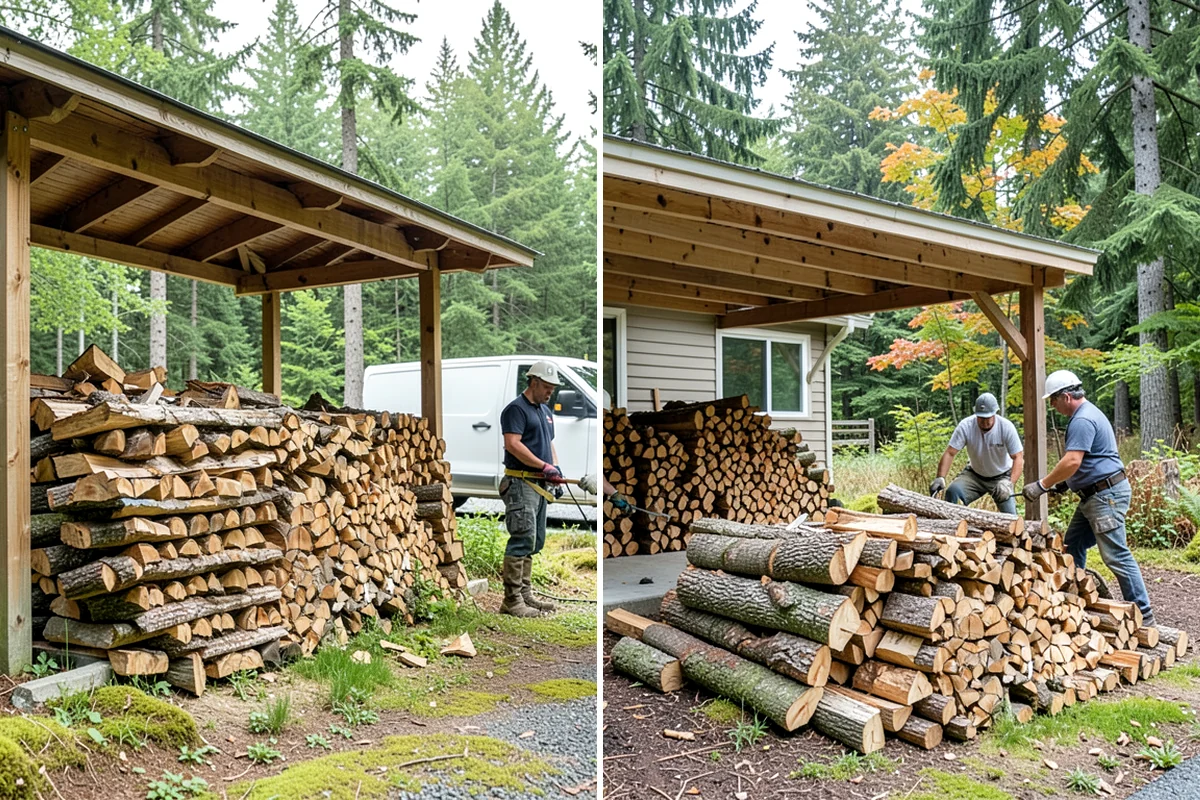 Full Cord Firewood in Normandy Park, King County, WA - Order your full cord and set a delivery day
