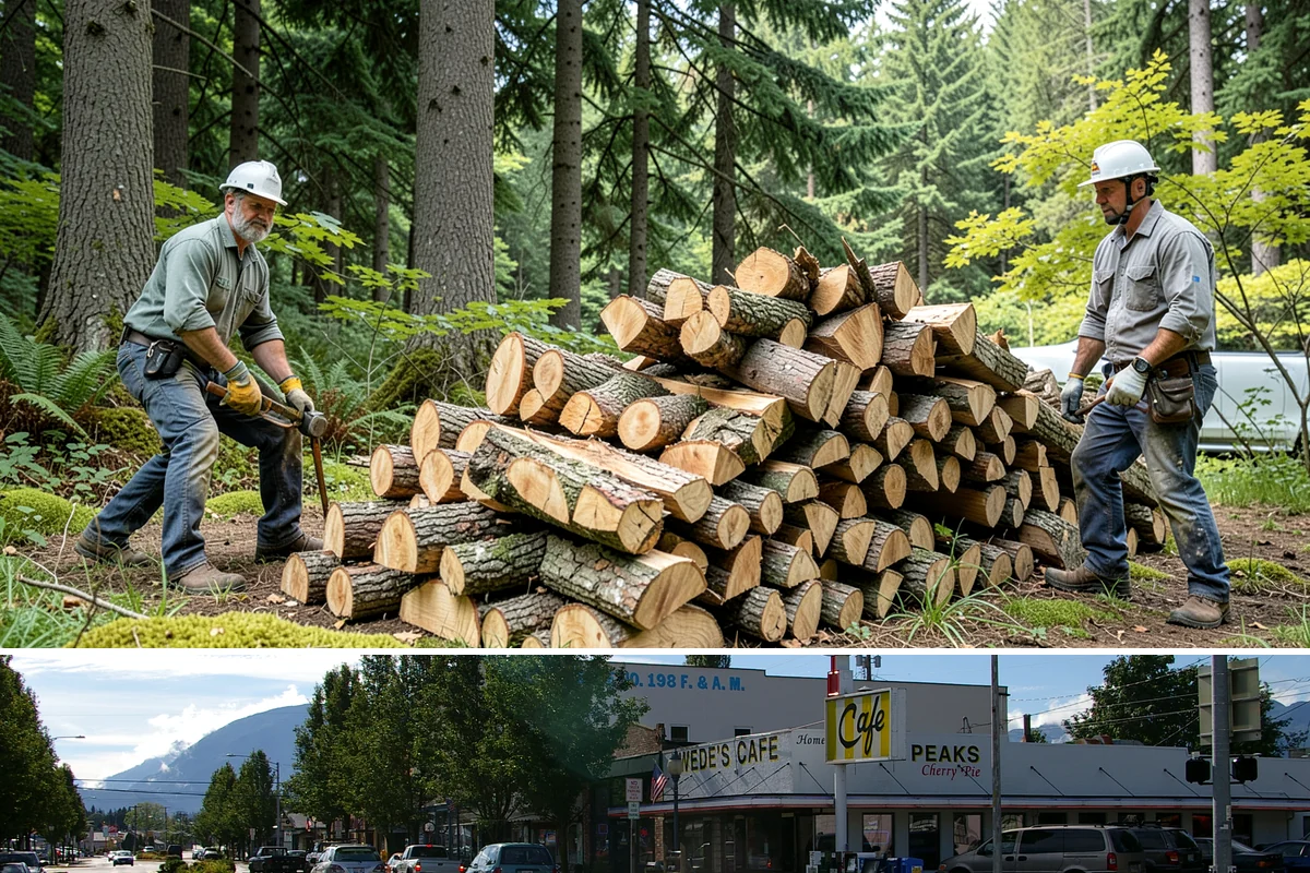 Full Cord Firewood in North Bend, King County, WA - Buy a full cord in late summer or early fall so it is stacked and settled before winter.