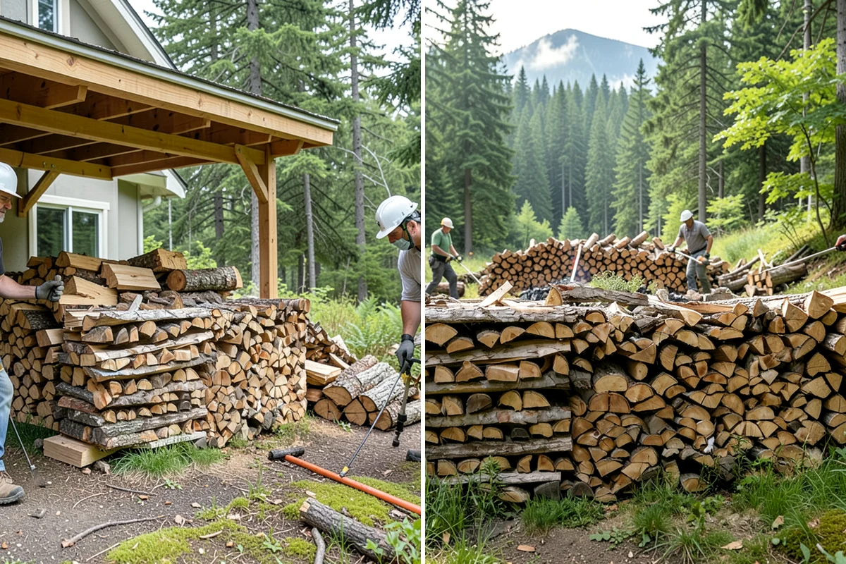 Full Cord Firewood in Pacific, King County, WA - Order your full cord and set a delivery day
