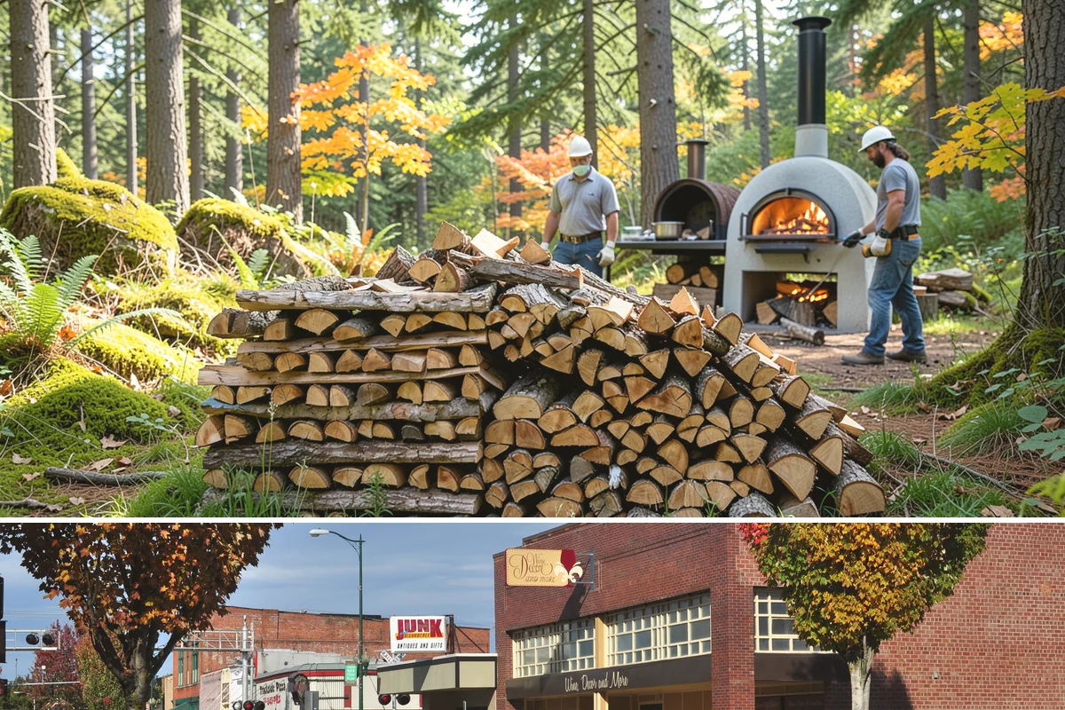 Full Cord Firewood in Puyallup, Pierce County, WA - Buy a full cord in late summer or early fall so it is stacked and settled before winter.