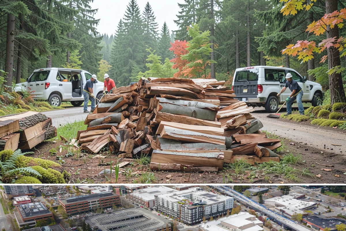 Full Cord Firewood in Redmond, King County, WA - Buy a full cord in late summer or early fall so it is stacked and settled before winter.