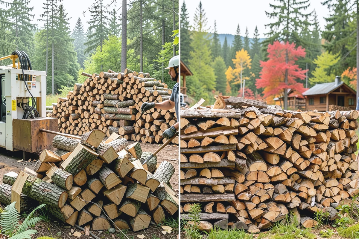 Full Cord Firewood in Renton, King County, WA - Order your full cord and set a delivery day
