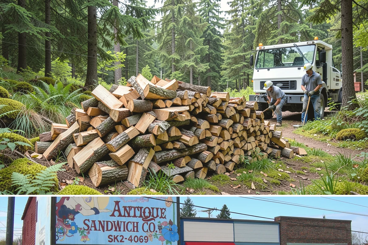Full Cord Firewood in Ruston, Pierce County, WA - Buy a full cord in late summer or early fall so it is stacked and settled before winter.