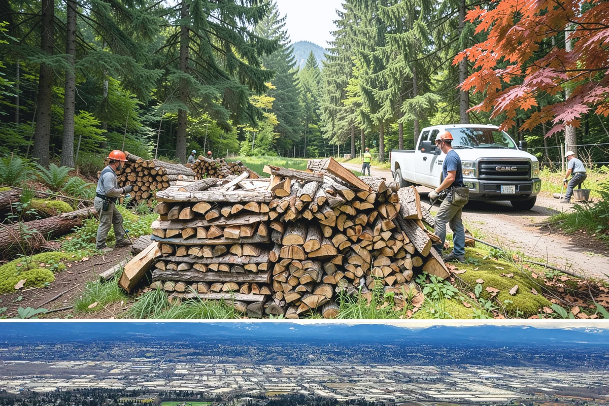 Full Cord Firewood in SeaTac, WA - Buy a full cord in late summer or early fall so it is stacked and settled before winter.