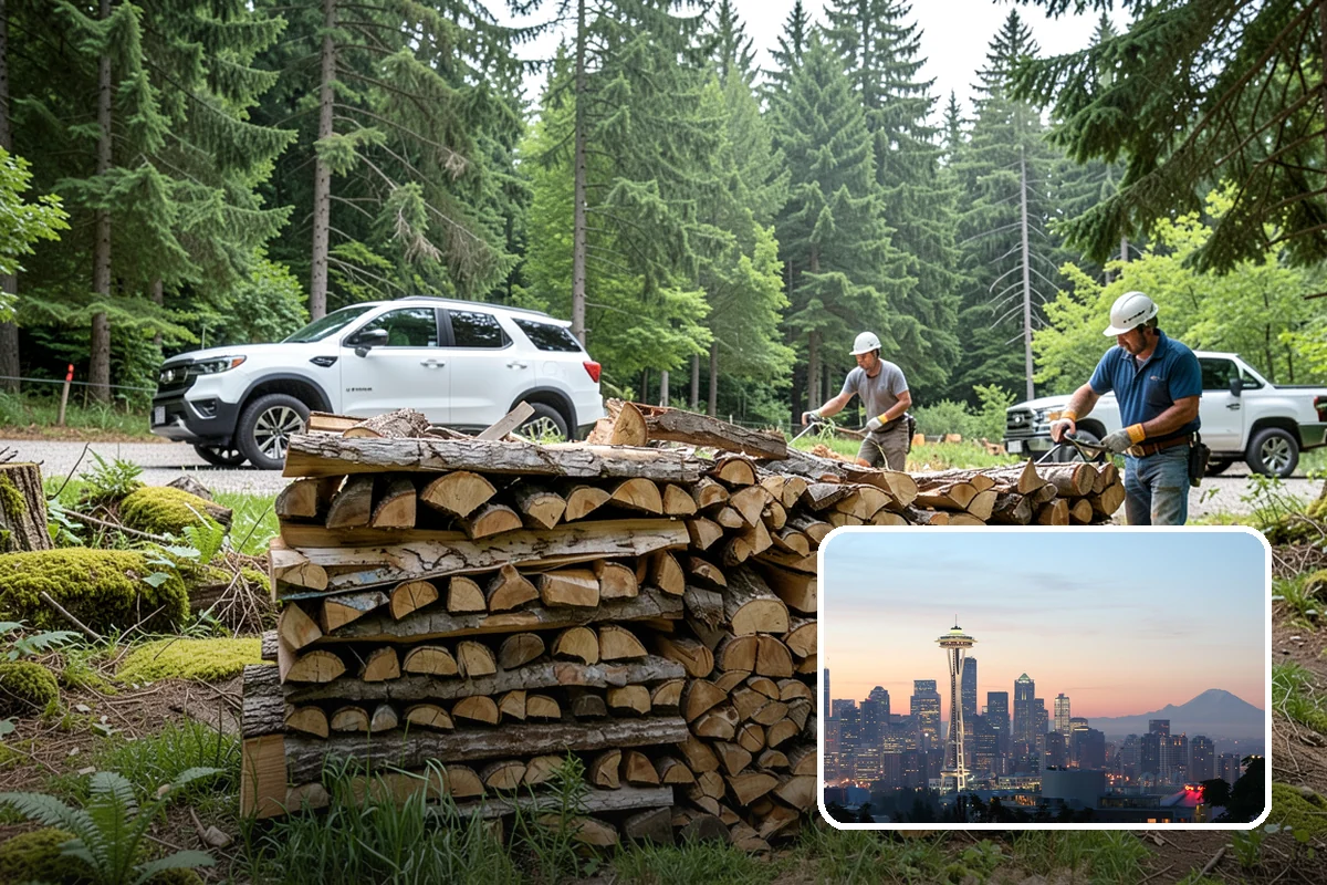 Full Cord Firewood in Seattle, King County, WA - A full season's worth of dependable heat