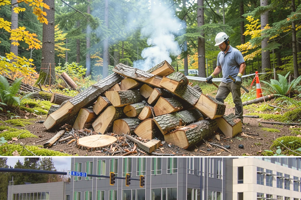 Full Cord Firewood in Shoreline, King County, WA - Buy a full cord in late summer or early fall so it is stacked and settled before winter.