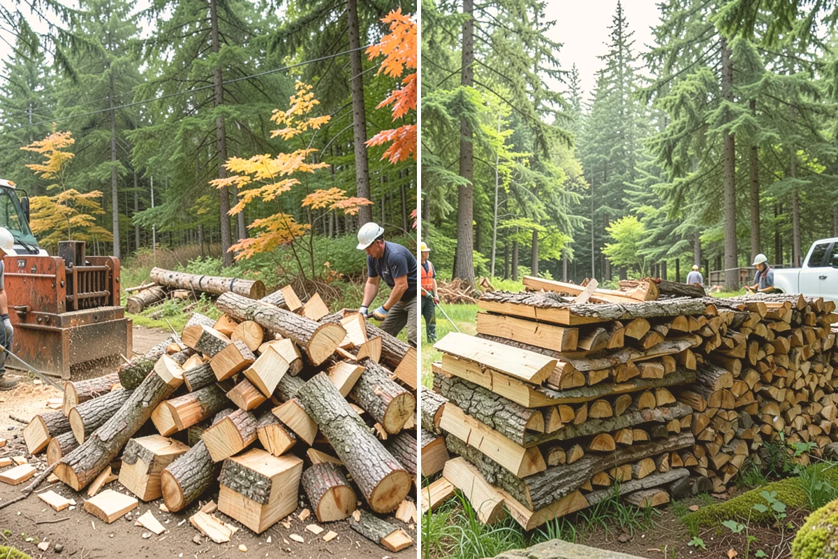 Full Cord Firewood in Snohomish, Snohomish County, WA - Order your full cord and set a delivery day