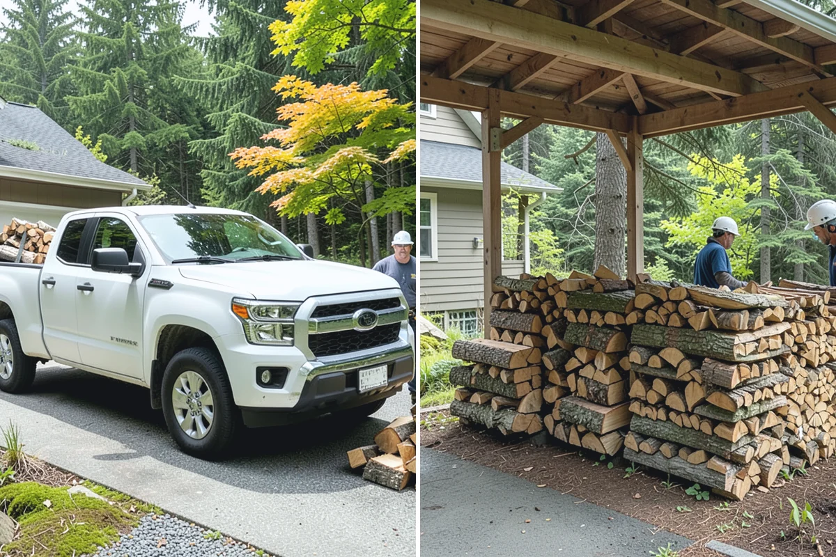 Full Cord Firewood in South Prairie, Pierce County, WA - Order your full cord and set a delivery day