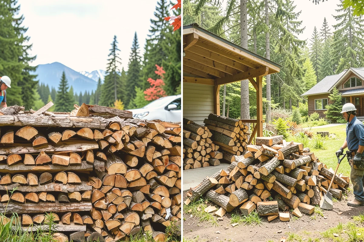 Full Cord Firewood in Stanwood, Snohomish County, WA - Order your full cord and set a delivery day