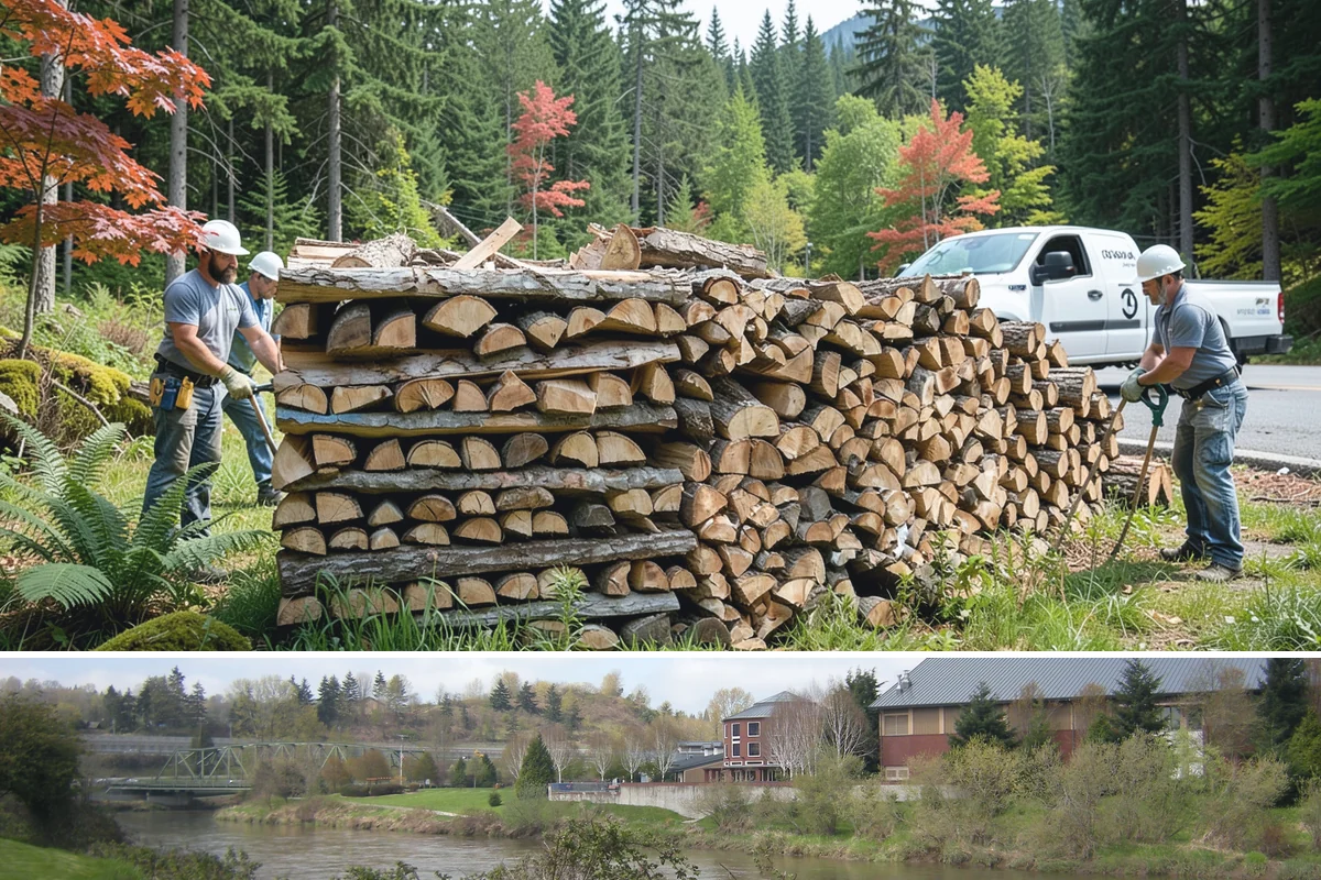 Full Cord Firewood in Tukwila, King County, WA - Buy a full cord in late summer or early fall so it is stacked and settled before winter.