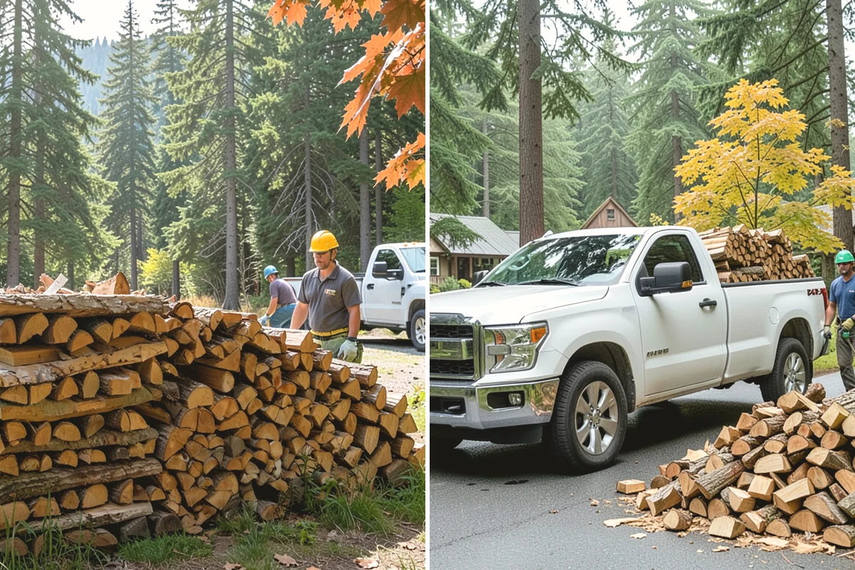 Full Cord Firewood in University Place, Pierce County, WA - Order your full cord and set a delivery day
