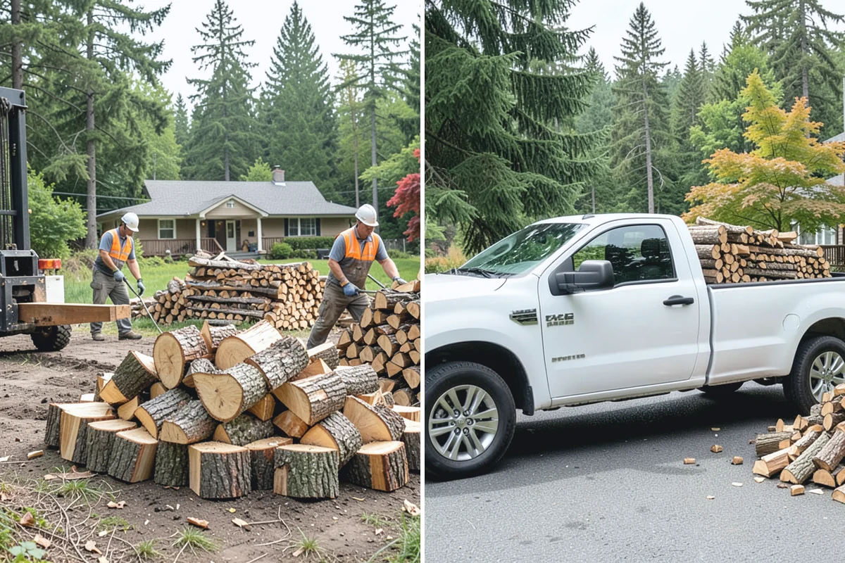 Full Cord Firewood in Woodinville, King County, WA - Order your full cord and set a delivery day