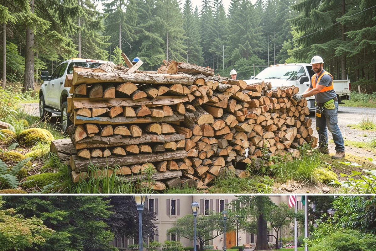 Full Cord Firewood in Woodinville, King County, WA - Buy a full cord in late summer or early fall so it is stacked and settled before winter.
