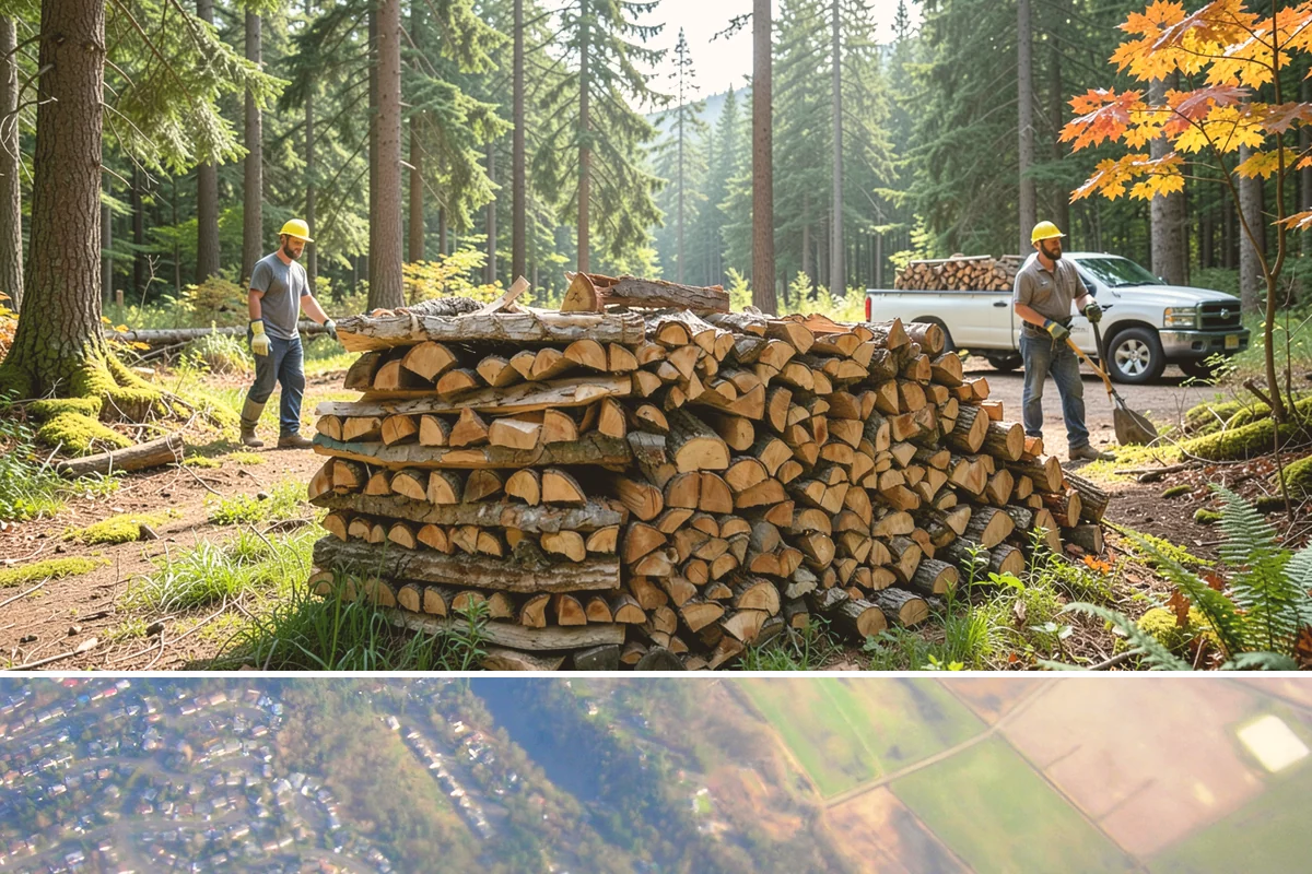 Fully Seasoned Firewood in Algona, King County, WA - Best secured in early fall before heating-season demand tightens supply of fully cured stock.