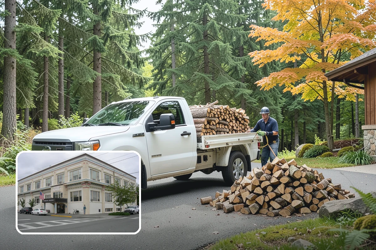 Fully Seasoned Firewood in Anacortes, Skagit County, WA - Ready to burn on delivery day