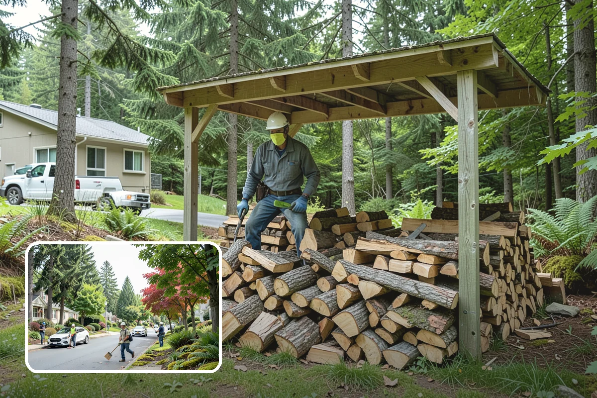 Fully Seasoned Firewood in Beaux Arts Village, King County, WA - Ready to burn on delivery day
