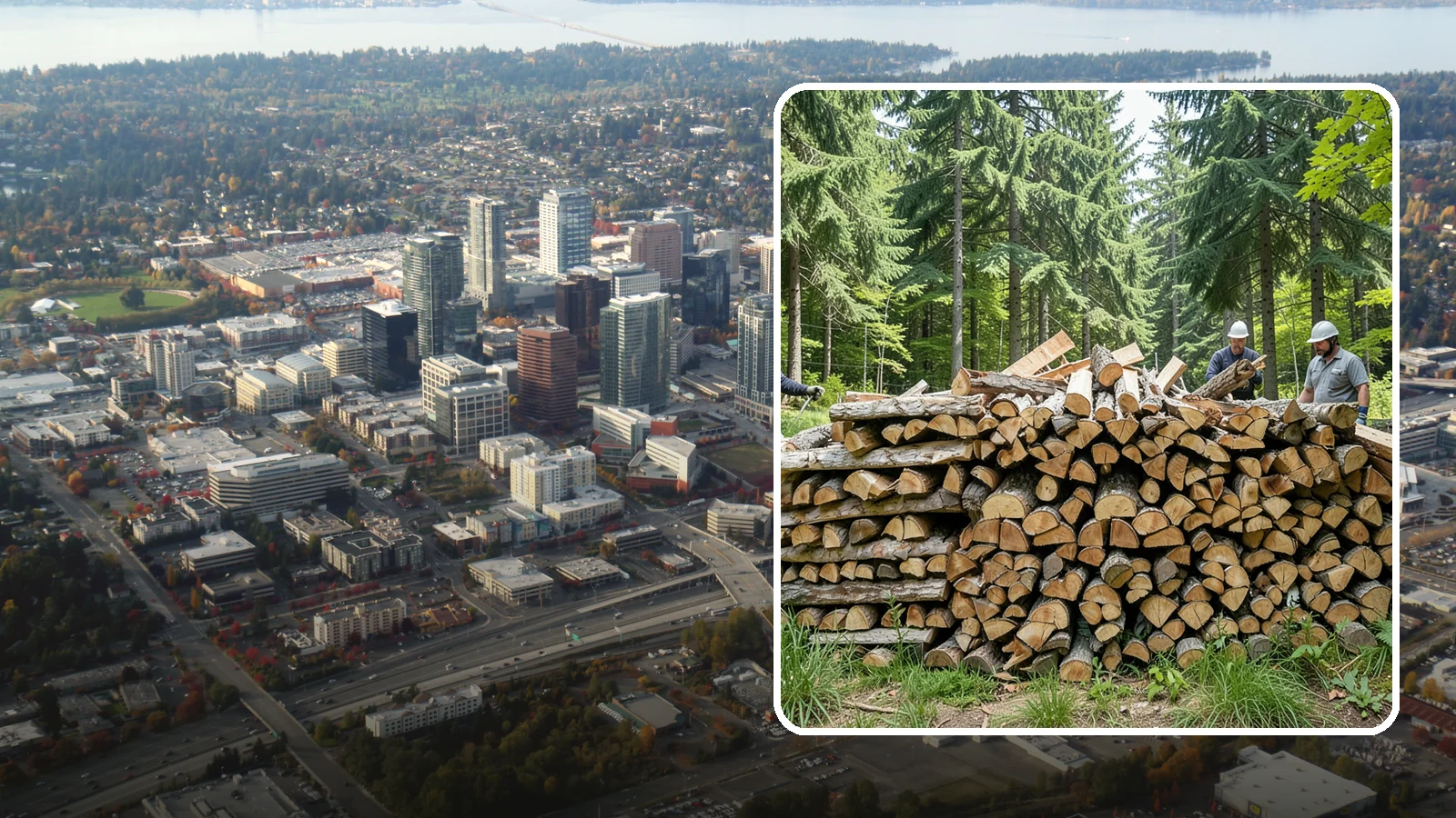 Fully Seasoned Firewood in Bellevue, King County, WA - Long-cured firewood that is ready to load into your stove or fireplace right away.
