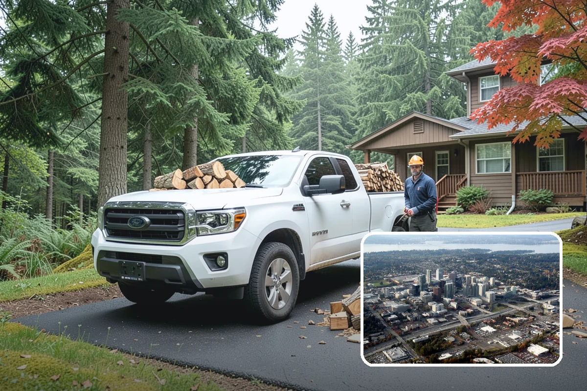 Fully Seasoned Firewood in Bellevue, King County, WA - Ready to burn on delivery day